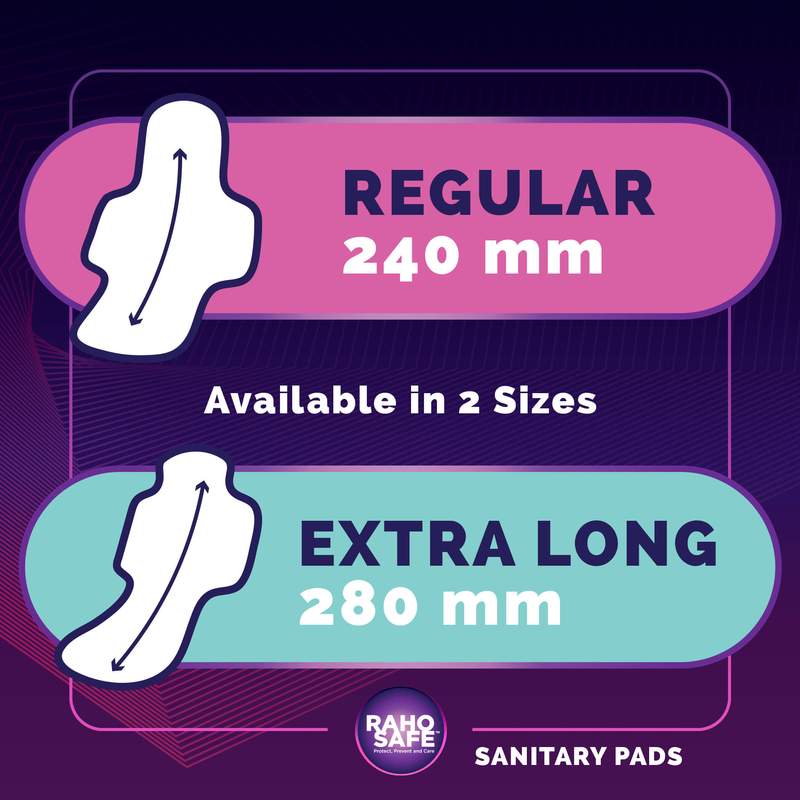 Sanitary Pads - Regular 240mm (Pack of 40) - Raho Safe